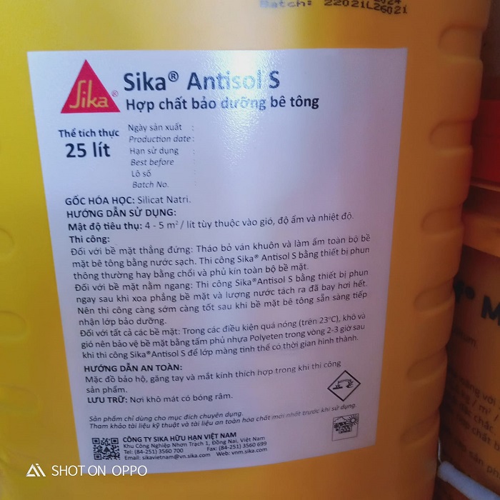 Sika Antisol S can 25 lít
