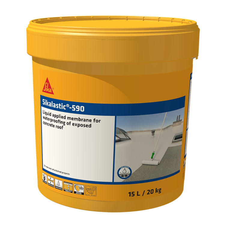 Sikalastic®-590 Hợp chất chống thấm thi công lỏng gốc PU-Acrylic