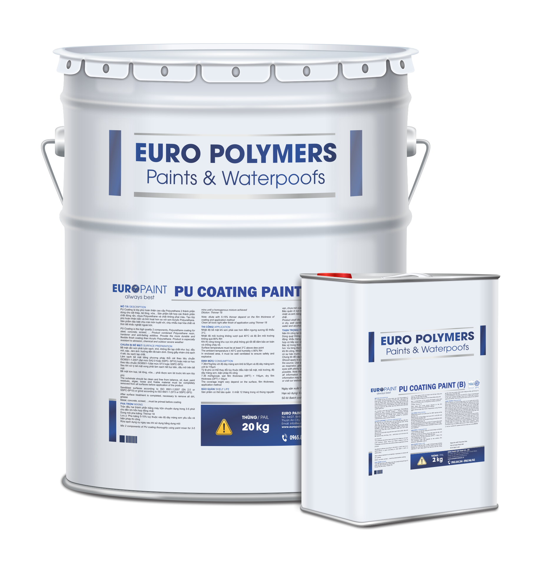 Euro Polymers PU Coating sơn phủ gốc Polyurethane